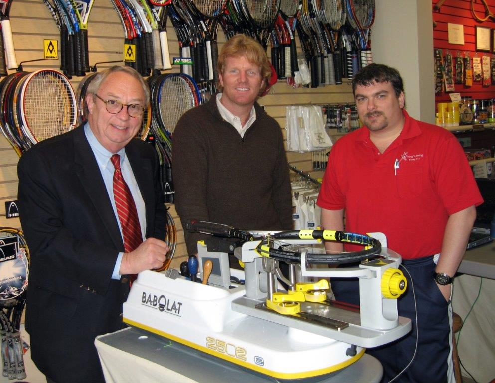 Gary Grear with staff